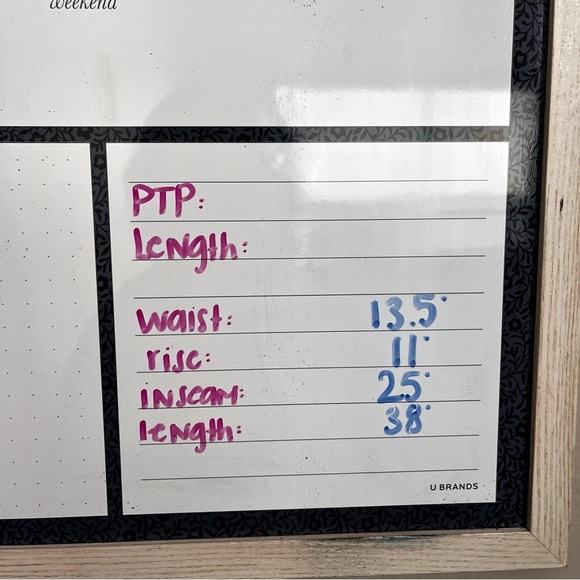 Cartonnier Anthropologie Women Linen Pants 27" Tan Wide Leg Trousers Business‎ - Picture 7 of 9